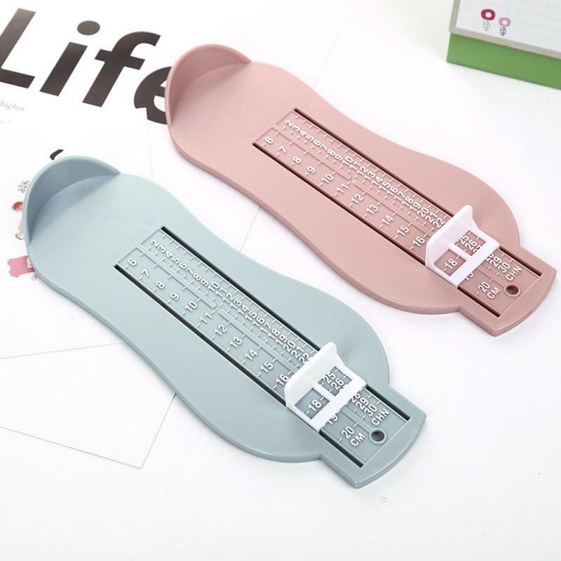 1pc 4 Colors Baby Foot Ruler Kids Foot Length Measuring Child Shoes Calculator For Children Infant Shoes Fittings Gauge
