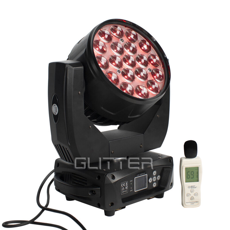 LED شعاع تتحرك رئيس ضوء ، GSL1901 ، عالية الجودة ، LED غسل ، 19x15 واط ، RGBW ، تكبير الإضاءة