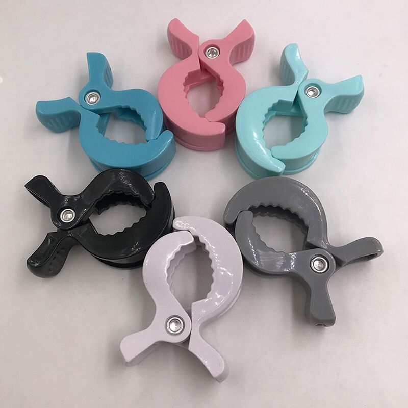 2 pezzi passeggino gancio morsetto coccodrillo Clip carrozzina piolo passeggino portatile gancio seggiolino auto Clip passeggino bambino accessori