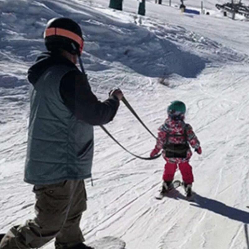 Tali Bahu Pelindung Ski Anak-anak Baru Harnes Latihan Ski dan Snowboard Anak Kontrol Kecepatan untuk Anak-anak dan Pemula