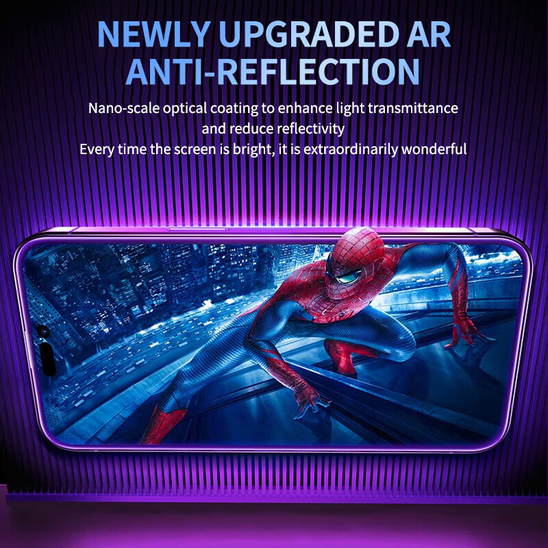 Protector de pantalla de alta calidad 40D para iPhone 14 13 12 11 PRO MAX, vidrio templado para Iphone XS XR X14 13 12 Mini Plus