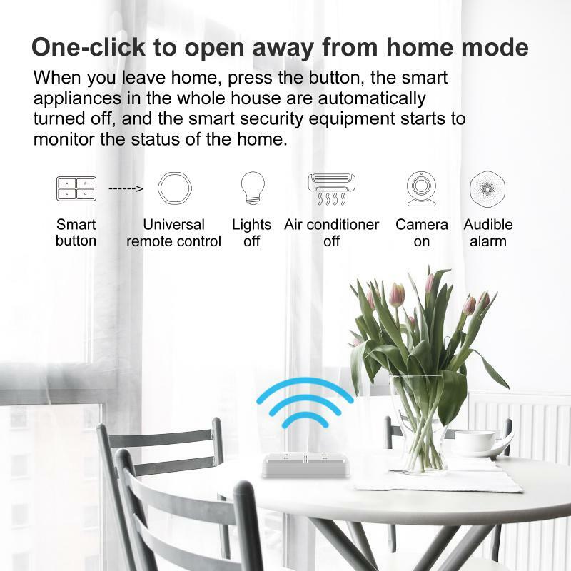 Smart Home Wireless Smart Button Schalter Tuya One Key Lichtsc halter 4Gang ZigBee Szene Schalter neue DIY