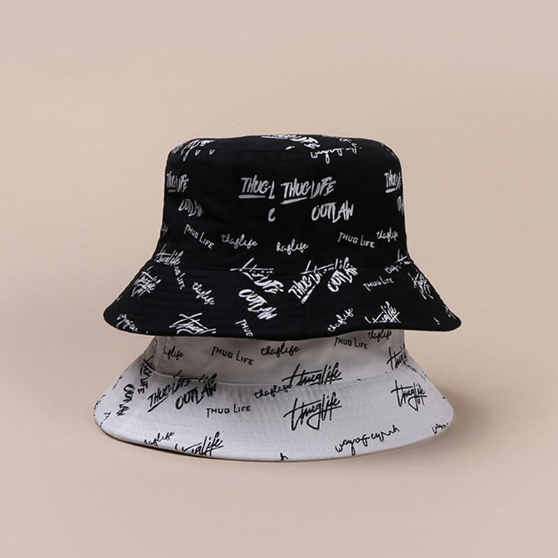 Haft Aliens składane kapelusze wiadro dla kobiet kapelusz przeciwsłoneczny na plażę kapelusze Bob dla mężczyzn lato odkryty kapelusz rybaka панама женская 2022