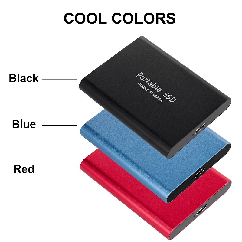 Портативный SSD Type-C USB 3,1 4 ТБ 6 Тб 16 Тб 30 ТБ SSD жесткий диск внешний SSD M.2 для ноутбука настольного ПК SSD флэш-накопитель
