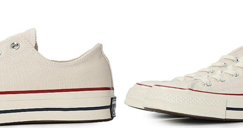 Converse-Zapatillas deportivas Chuck Taylor All Star 70 OX para hombre y mujer, calzado de Skateboarding, zapatos planos de lona, color blanco y Beige, originales