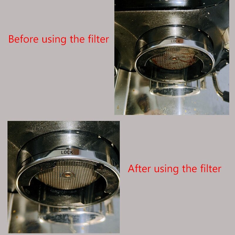 Contato Shower Screen Puck, Malha do filtro para a máquina de café Expresso, 100μM 51 MM