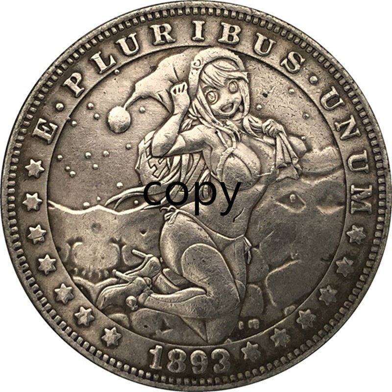 Christmas  girl HOBO COIN Rangers COIN US Coin Gift Challenge REPLICA Commemorative Coin - REPLICA Coin Medal Coins Collection