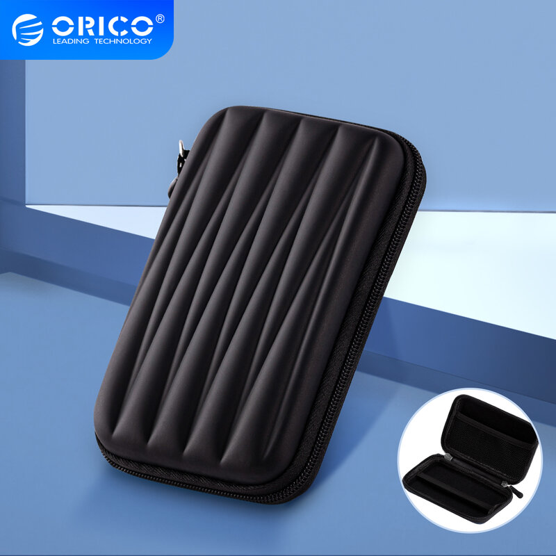 ORICO-Bolsa de disco duro de 2,5 pulgadas para Samsung, Mini Powerbank EVA, estuche de transporte, organizador electrónico