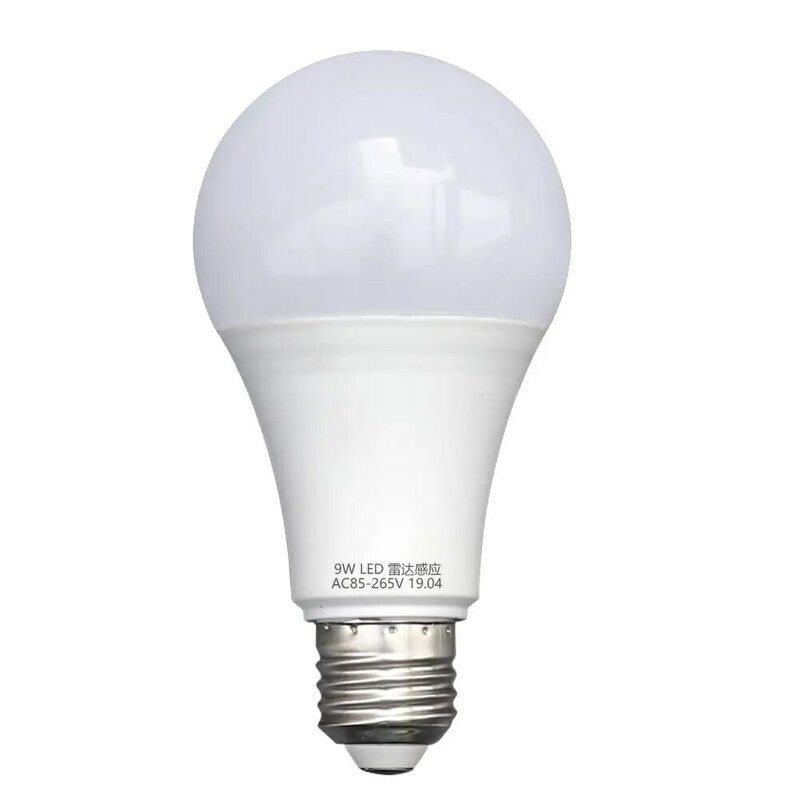 5/7/9/12W E27 LED Light Bulb SMD5730 Energy Saving Motion Sensor Bulb White Lighting Professional Auto OFF/ON