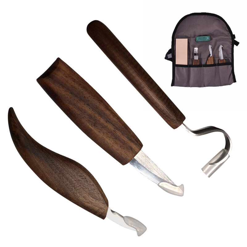 Dłuto frez do drewna zestaw narzędzi ręcznych nóż do rzeźbienia w drewnie DIY Peeling rzeźbienie w drewnie łyżka nóż do rzeźbienia narzędzia do rzeźbienia w drewnie