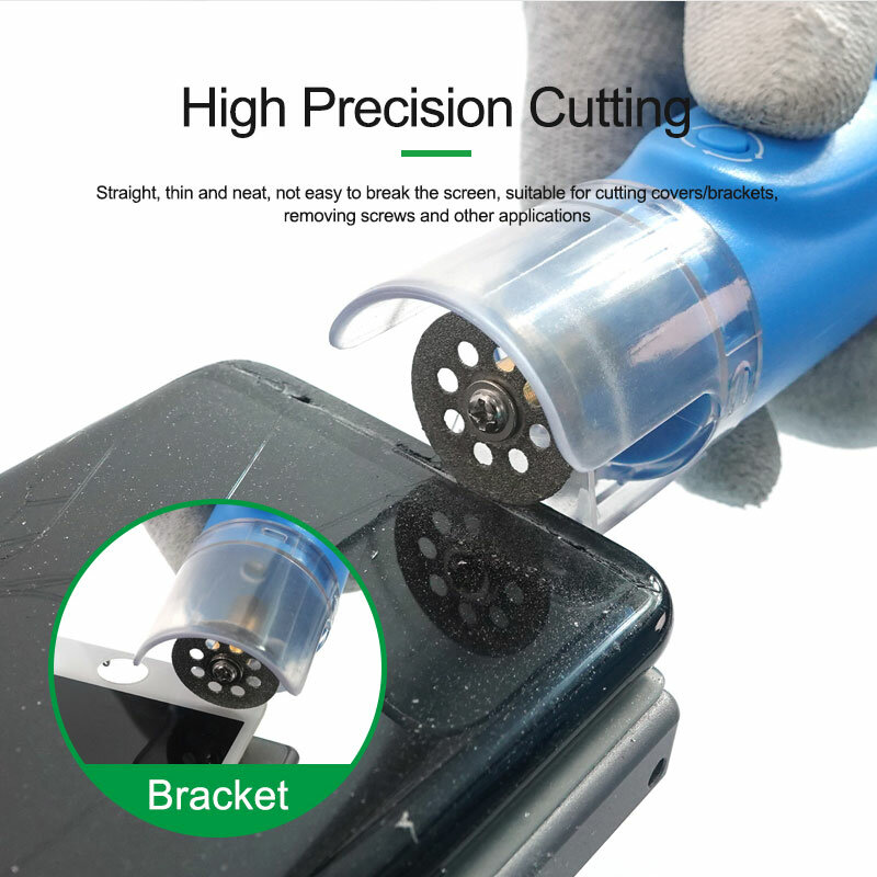 RELIFE RL-056D Smart Cutting Glue Remover Phone LCD Screen Hard Gel Remover Cutter Degumming Cutter Dry Glue Polisher 6th Gear