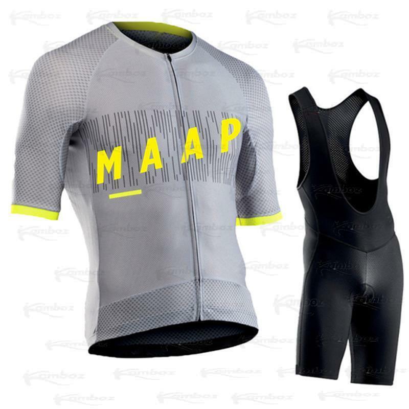 2022 MAAP летний велосипедный комплект с коротким рукавом, Джерси, велосипедная форма, Спортивная велосипедная одежда, одежда для езды на велос...