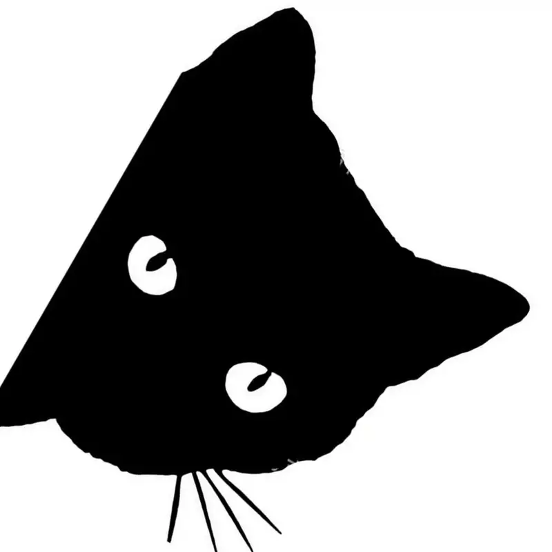 Adesivo riflettente creativo Black Cat Face Peeking adesivi riflettenti per auto adesivo riflettente per la decorazione della finestra automobilistica