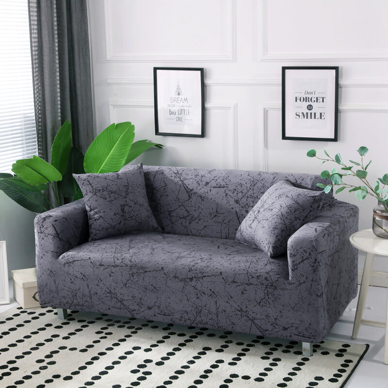 Funda protectora elástica para sofá en forma de L, Protector de muebles para sala de estar
