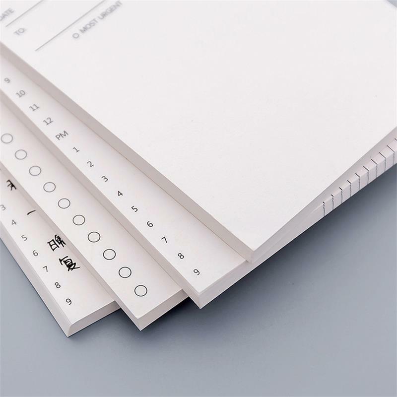 Simple Business Plan Student Creative Tearable Notepad Wholesale Schedule Portable Stationery Notes Memo Pad Office Accessories