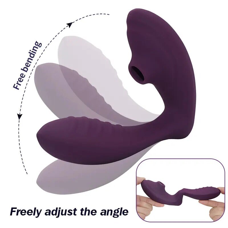 Вибратор с имитацией орального секса для женщин, 10 скоростей вибрации, стимуляция клитора и вагины, эротические игрушки, для женского сексуального удовольствия