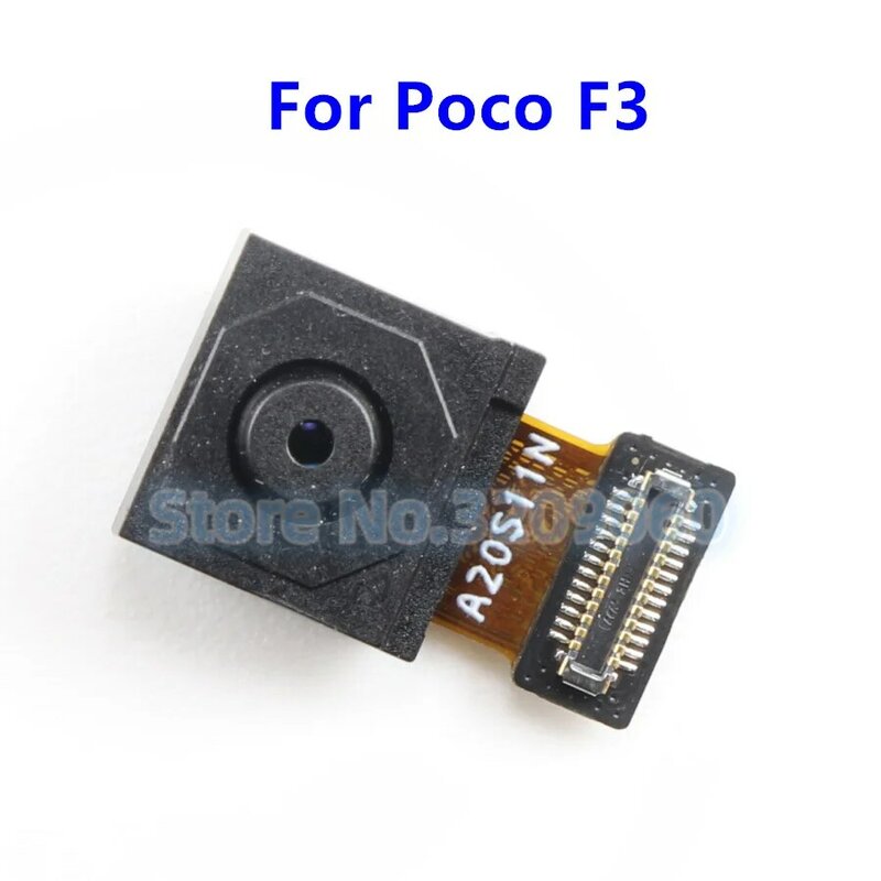 Original For Xiaomi Mi Poco F3 Selfie Frontal Small View Camera Module Facing Front Repair Spare Parts Replacement Flex