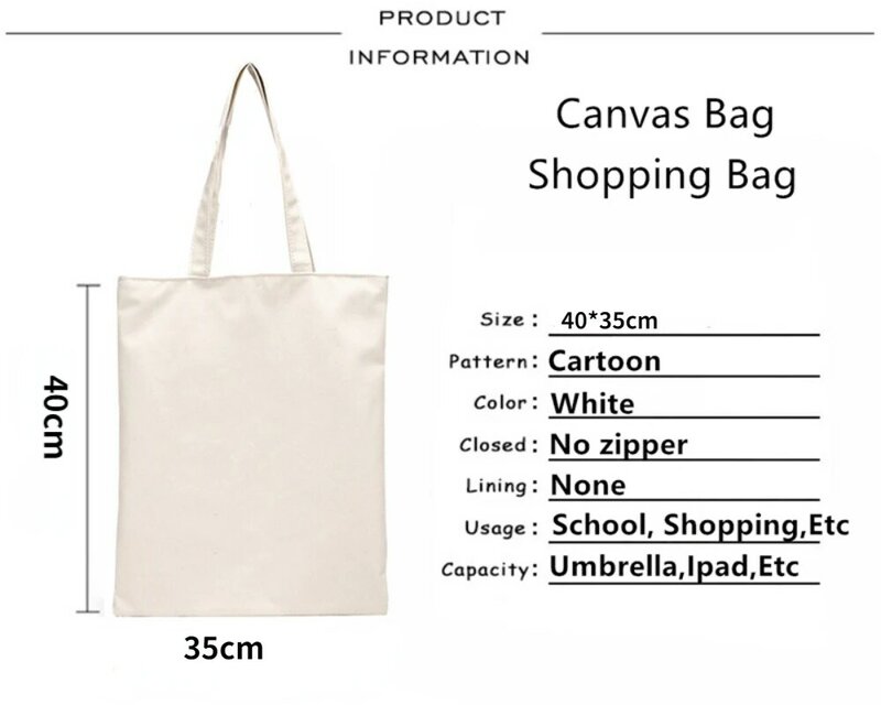 2022 Horror Movie Theme Printed Tote Bag Casual Tote Bag Lady Shoulder Bag Reusable Shopping Bag Outdoor Beach Bag Fashion Bag