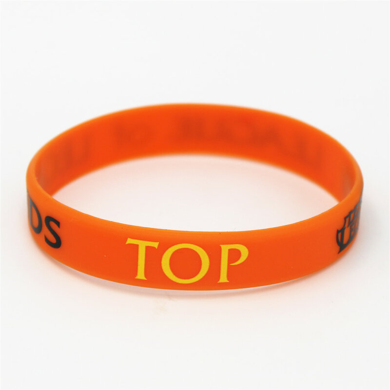 1PC Game Sports Letters Bracelet Silicone Bracelet Wristband with ADC JUNGLE MID SUPPORT TOP Printed Band SH001