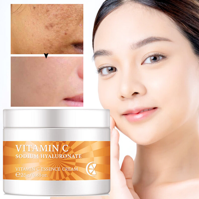 Creme facial hidratante clarear a cor da pele clarear pigmentação remover manchas nutrição profunda reparação endurecimento elevador cuidados com a pele