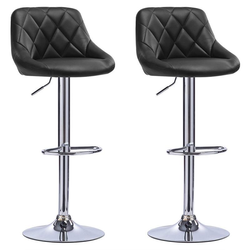2 sztuk/zestaw krzesło barowe rozrywka skórzane obrotowe Bar stołki krzesła wysokość regulowana pneumatyczne Pub krzesło Home Office krzesło kuchenne HWC