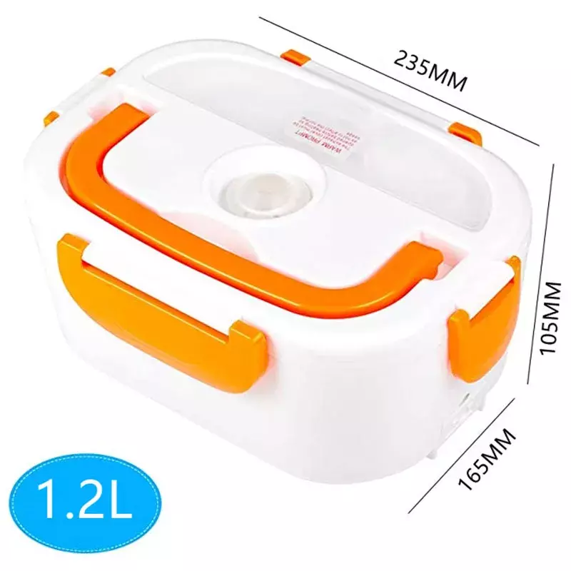 Electric Heated Lunch Box Portable 12V-24V 110V 220V Bento Boxes Food Heater Rice Cooker Container Warmer Dinnerware Set