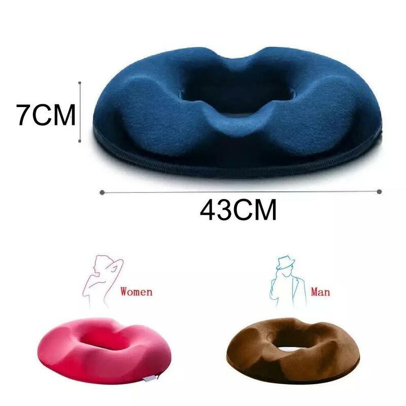 Hemorrhoid Seat Cushion Medical Seat Prostate Chair  Tailbone Coccyx Orthopedicfor Memory Foam Donut Hollow Pillow