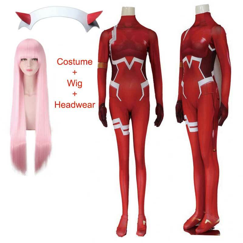 Liebling in die franxx 02 Null Zwei Cosplay Kostüm für Frauen Halloween Kostüm Weihnachten Karneval Engen 3D Druck Body