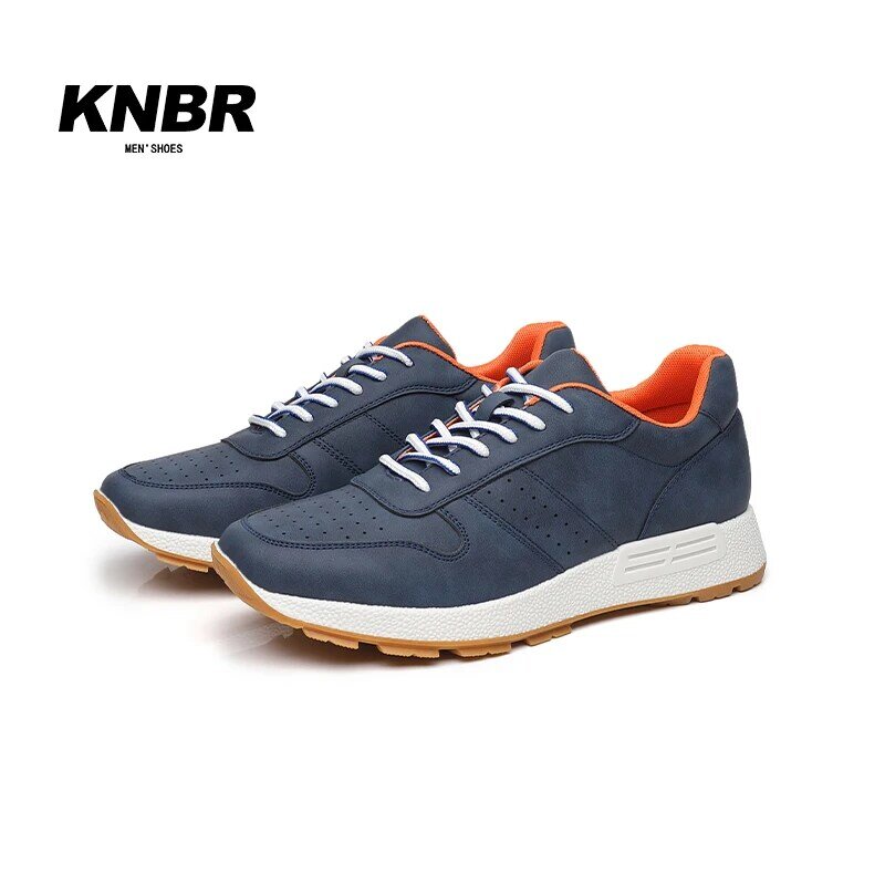 KNBR-새로운 디자이너 럭셔리 브랜드 스니커즈 남성용, 고품질 캐주얼 신발 레이스업 가을 편안한 트레이너, 2022