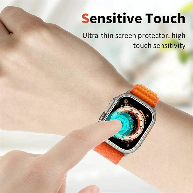 5PCS Screen Protector for Apple Watch 8 7 SE 4 5 6 45MM 41MM 40MM 44MM Hydrogel Film for iWatch 1 2 3 38MM 42MM Ultra 49MM
