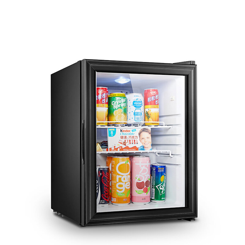 Réfrigérateur à lumière led pour boissons, réfrigérateur de luxe