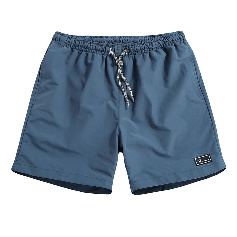 Шорты мужские тонкие быстросохнущие, повседневные спортивные короткие штаны для пляжа, одежда больших размеров, на лето