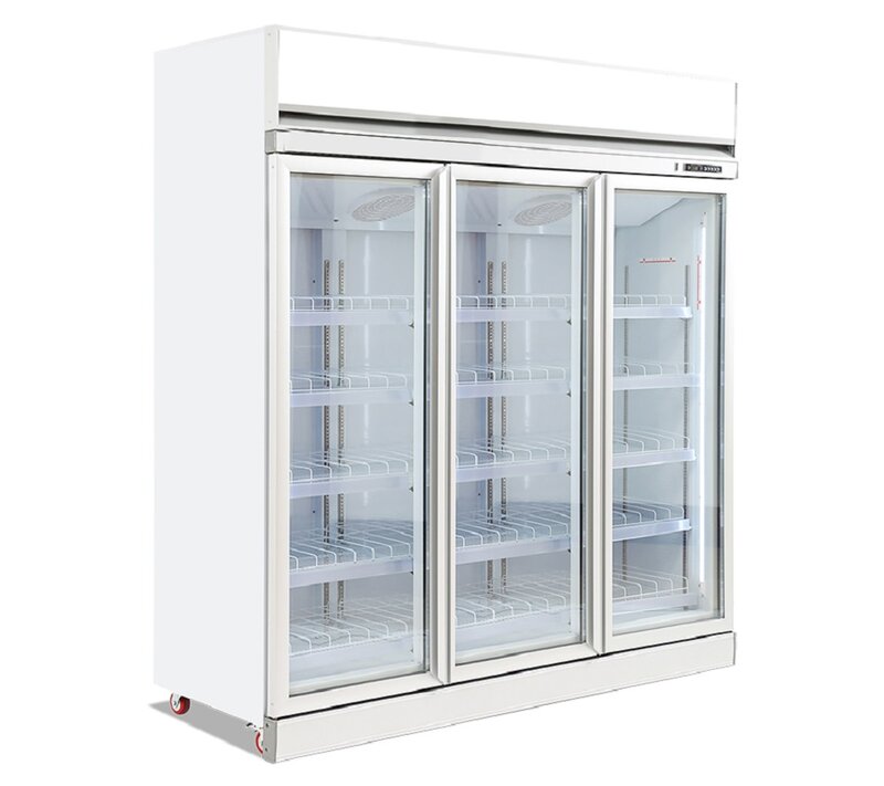 supermarket cake display fridge drink chiller upright glass single door compact refrigerators