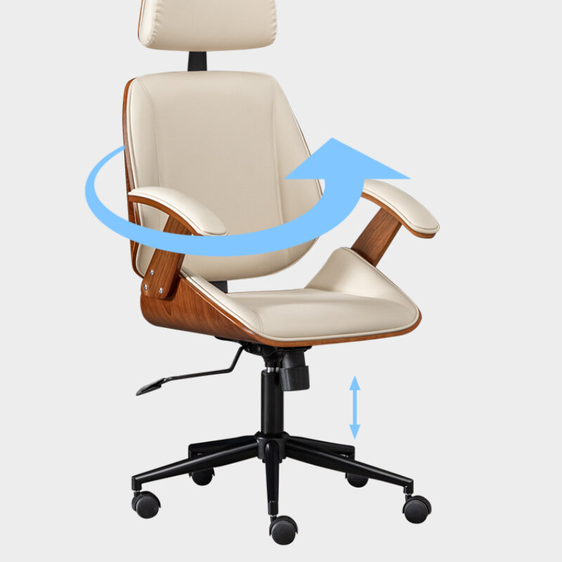 현대 가정용 가구 리프트 회전 등받이 의자, 사무실 의자, 레저 편안한 컴퓨터 보스 안락 의자, 인체 공학적 실