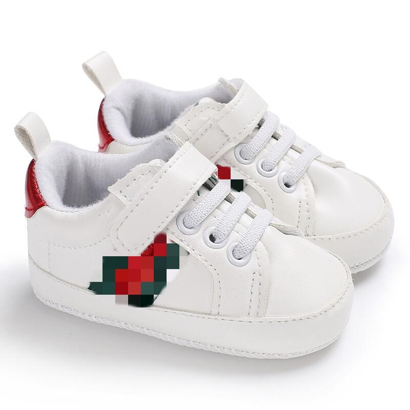 Newborn Baby Shoes For Boys And Girls Classic Multi-Color Soft Sole PU Leather Sneakers First Crib Moccasins Casual Walking Shoe