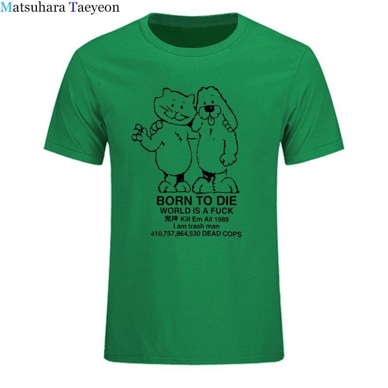 Modna koszulka męska koszulka Anime męska śmieszny T-shirt odzież z krótkim rękawem koszulka Top Cartoon T-shirt estetyczne ubrania