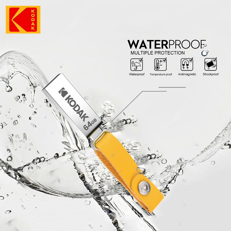 Original KODAK USB 2.0 32GB 64GB ชุด Usb ความเร็วสูง2.0แฟลชไดร์ฟ32GB Pendrive 64GB ปากกาไดรฟ์ U Disk หน่วยความจำ Флешка Usb