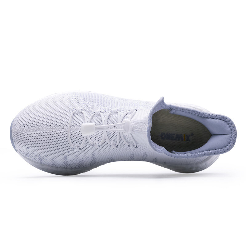 ONEMIX najwyższej jakości męskie buty do biegania statyczne odblaskowe czarne białe zebry obuwie zasznurować Walking buty sportowe modne trampki