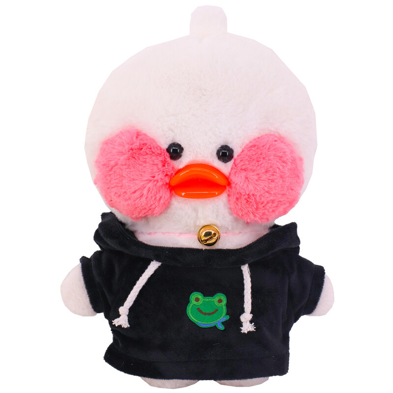 30cm Duck Clothes Kawaii Cartoon Hoodie Sweater For 30cm Cafe Lalafanfan Duck Plush Doll Toy Stuffed Soft Duck Doll Girl`s Gift