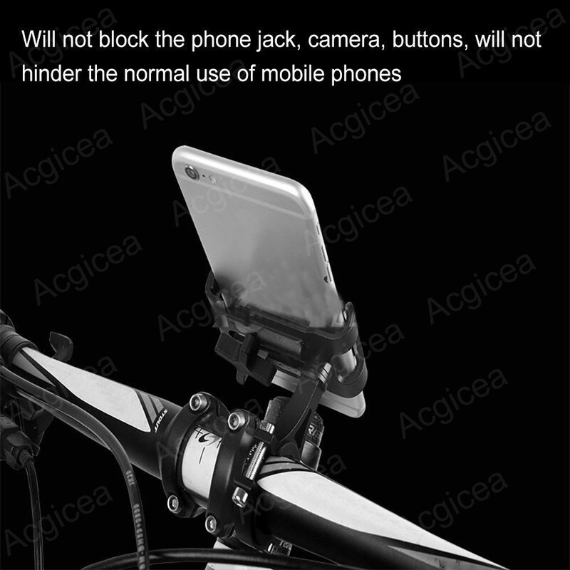 Bicycle Phone Holder Anti-Slip Universal Cellphone Holder Support Bracket Mount GPS for Bike Accessories MTB Mountain Bike Stand