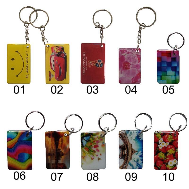 5pcs/Lot T5577 RFID 125khz Epoxy Card NFC Keychain Smart Keychain s ID Tag Writable Recordable Blank copy for Access Control