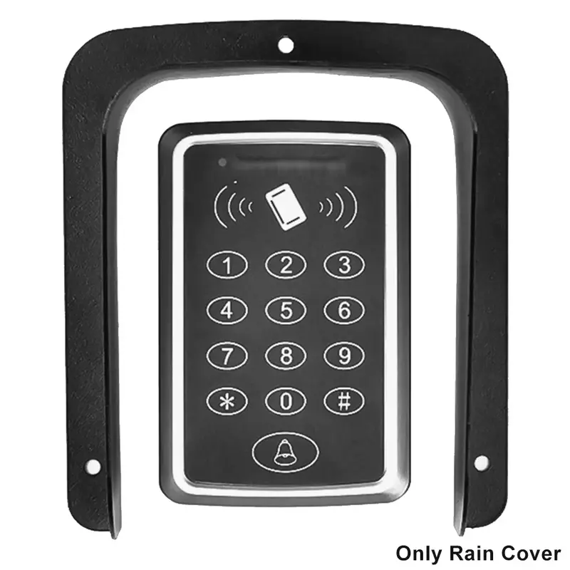 Anti Rust Heat Resistant Waterproof Rain Cover Multipurpose Black Easy Install Durable Home For Doorbell Cold Rolled Board