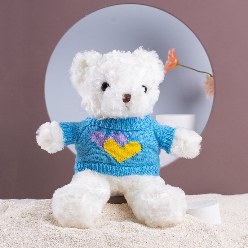 Boneka Beruang Teddy Mainan Mewah Pabrik Grosir Sweater Lucu Bantal Pernikahan Beruang Anak Hadiah Liburan Hadiah Hari Anak-anak