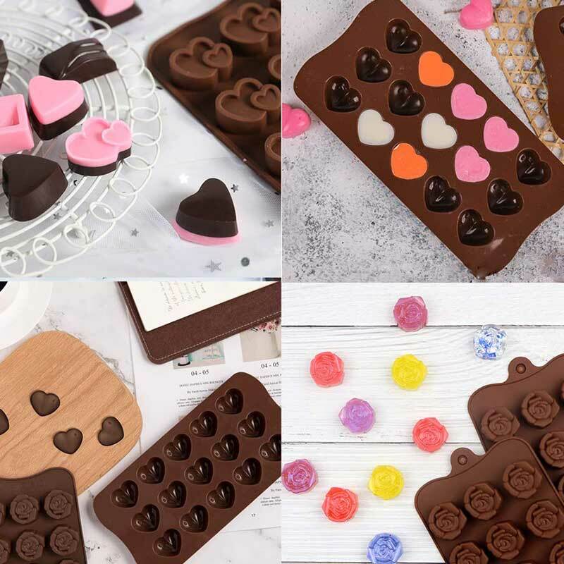 Stampo per biscotti rettangolare al cioccolato forniture da cucina antiaderenti multiuso strumento di cottura stampi per pasticceria in Silicone accessori da cucina
