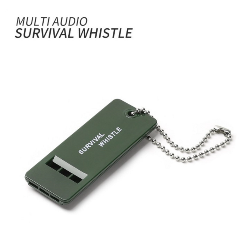 Outdoor Survival Whistle First Aid Kits Outdoor Emergency Signal Rescue Camping Hiking Outdoor Sport Referee Multiple Audio