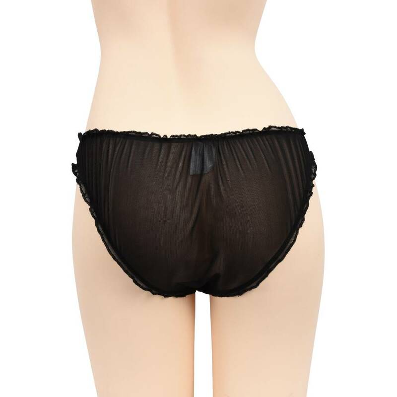 Triângulo lingerie para mulheres cuecas sexy calcinha de renda oco baixo-cintura feminino shorts macio cor sólida respirável