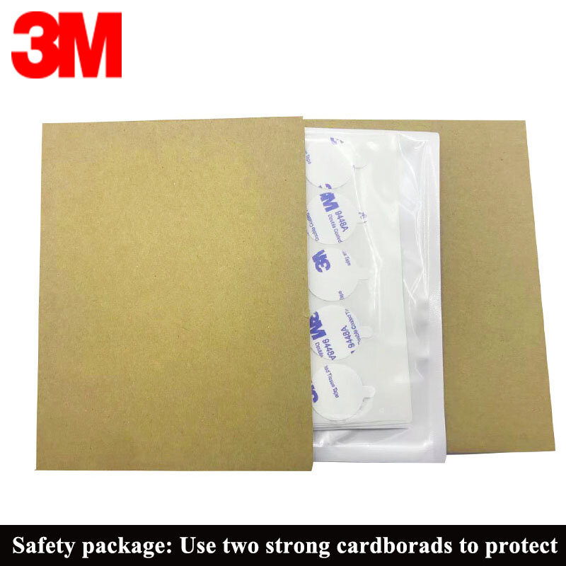100 Round Sticky Circle 3M 9448 Double Sided Adhesive Dot Stickers with Remove Handle Ear for Wax Seal Stamp round 20mm 24.5mm
