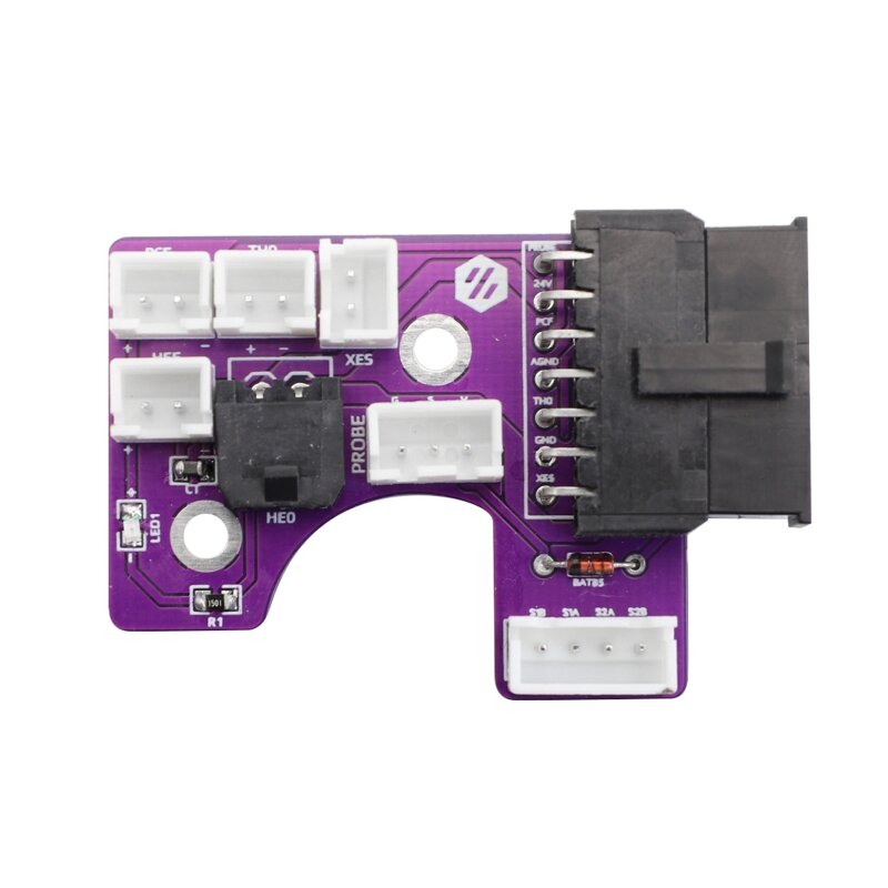 Untuk Voron 2.4 3D Printer Extruder Afterburner Toolhead PCB Papan BAT85 Dioda Rongga Sensitif Suhu dengan Terminal 45x36mm