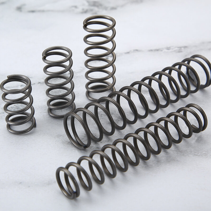10pcs Wire Diameter  1.2mm 65Mn Compression Spring Y Type Cylidrical Coil Rotor Return Pressure Compressed Spring Steel