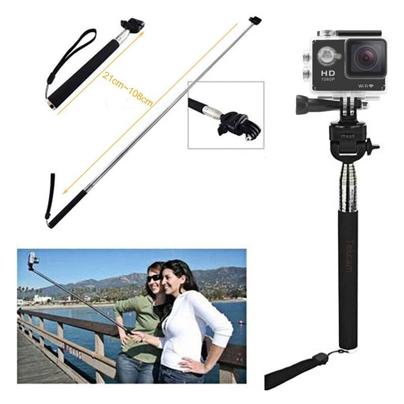 Kit Aksesori Kamera Aksi untuk GoPro Hero 10 9 8 7 Kamera Tahan Air Dudukan Cangkir Isap Mobil Stik Selfie Pegangan Mengapung